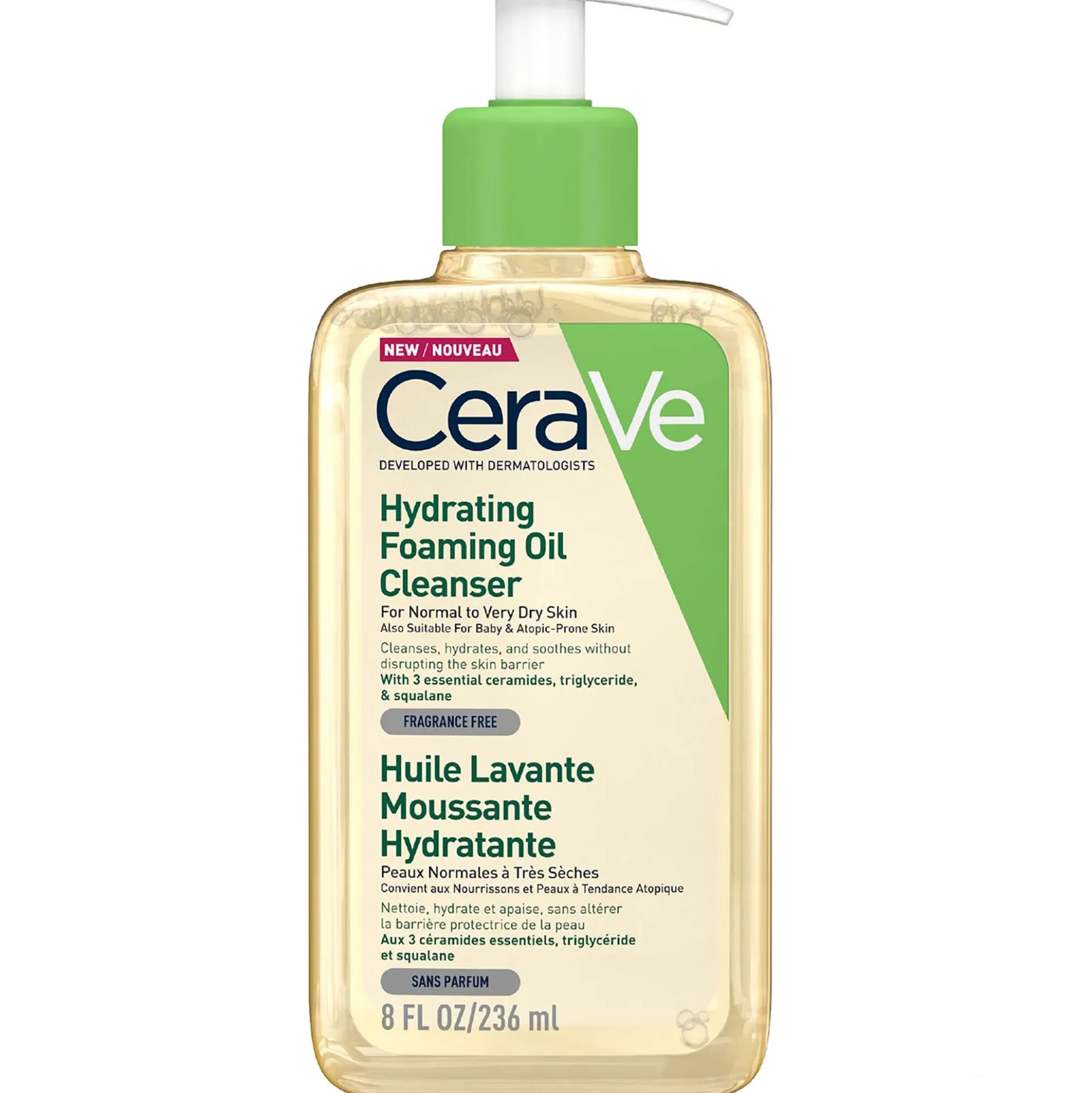 CeraVe Hydrating Foaming Oil Cleanser 236ml