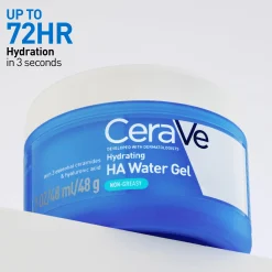CeraVe Hydrating Hyaluronic Acid Water Gel for Plumping Hydration with Ceramides,Hyaluronic Acid & Niacinamide 48ml