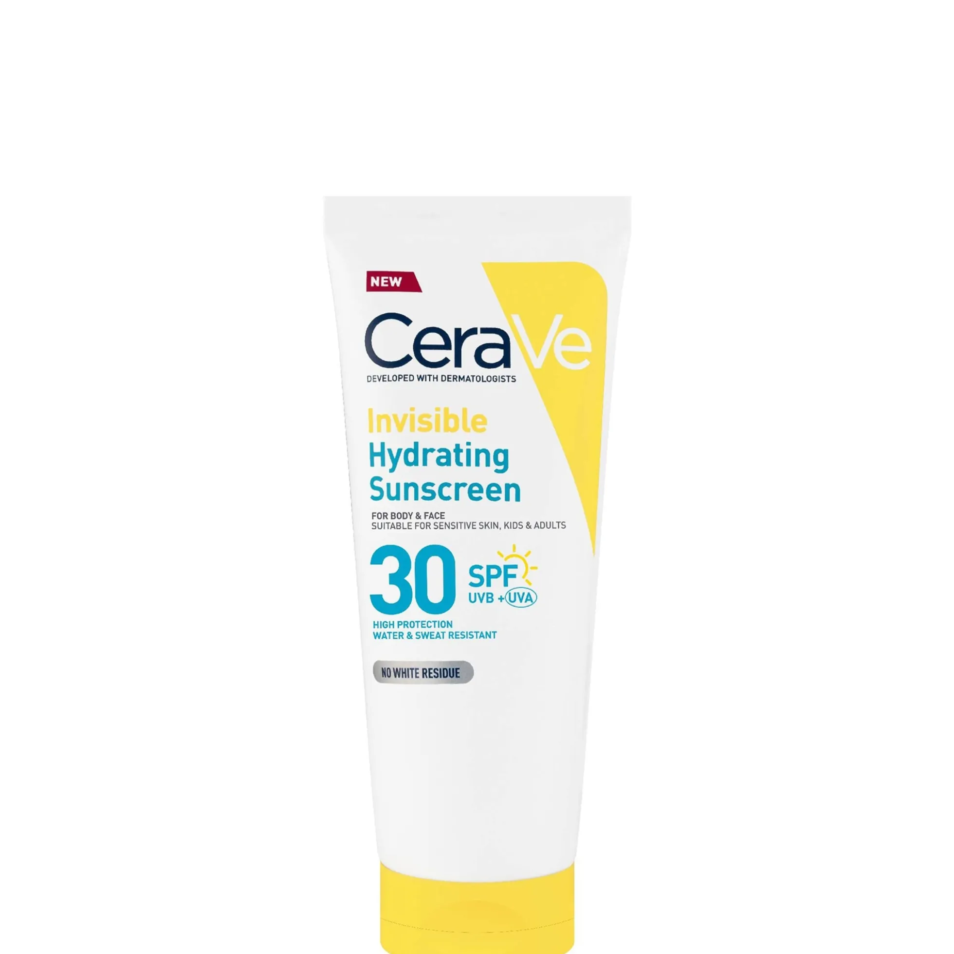 CeraVe Invisible Hydrating Sunscreen SPF 30 for body, face, & all skin types with 3 essential ceramides 75 ml