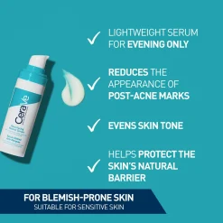 CeraVe Resurfacing Retinol Serum with Ceramides and Niacinamide for Blemish-Prone Skin 30ml