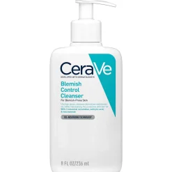 CeraVe 3-Step Blemish Control and Moisturising Evening Routine for Oily to Blemish-Prone Skin with Salicylic Acid
