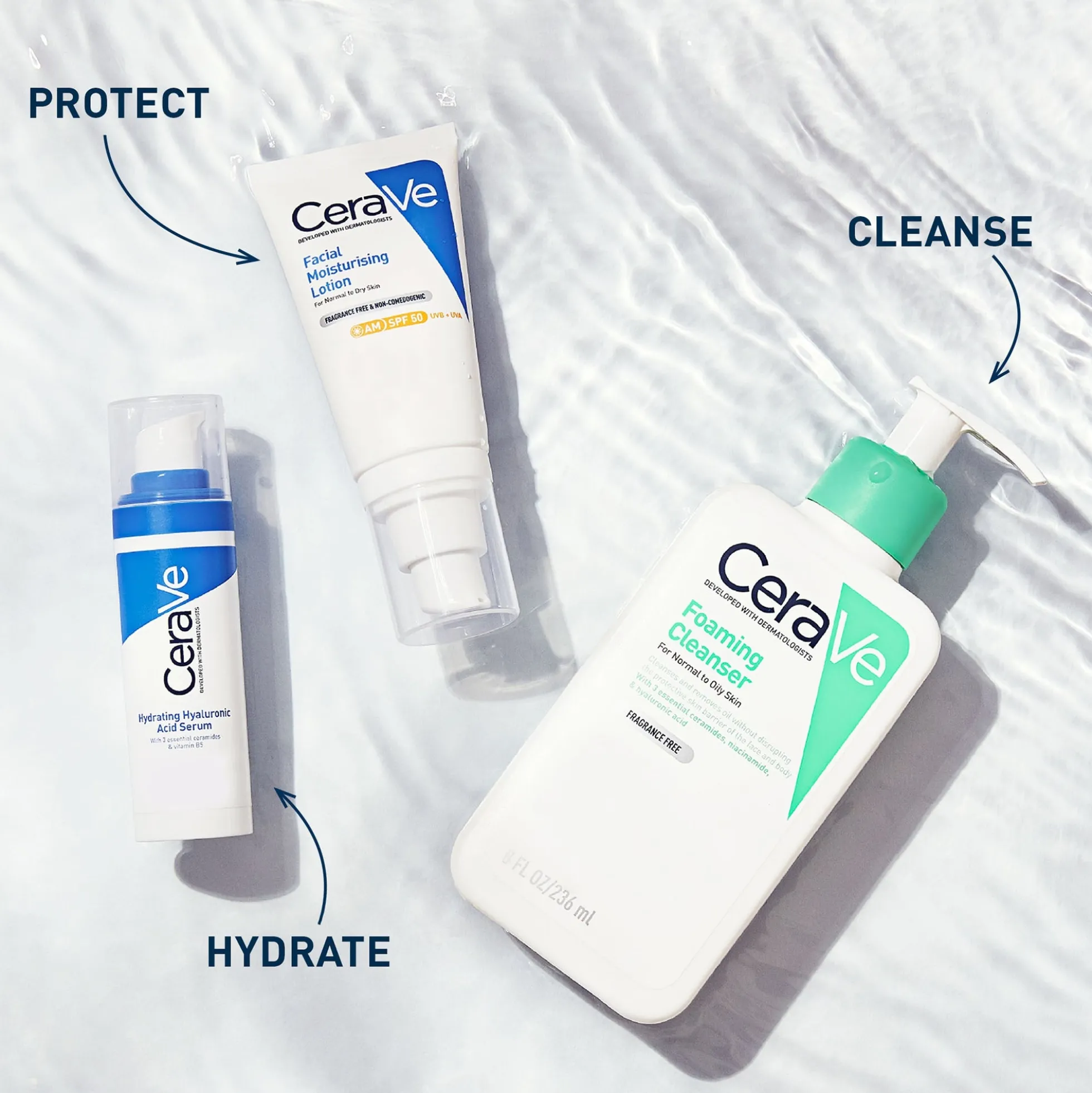 CeraVe Travel Size Foaming Cleanser for Oily Skin 88ml