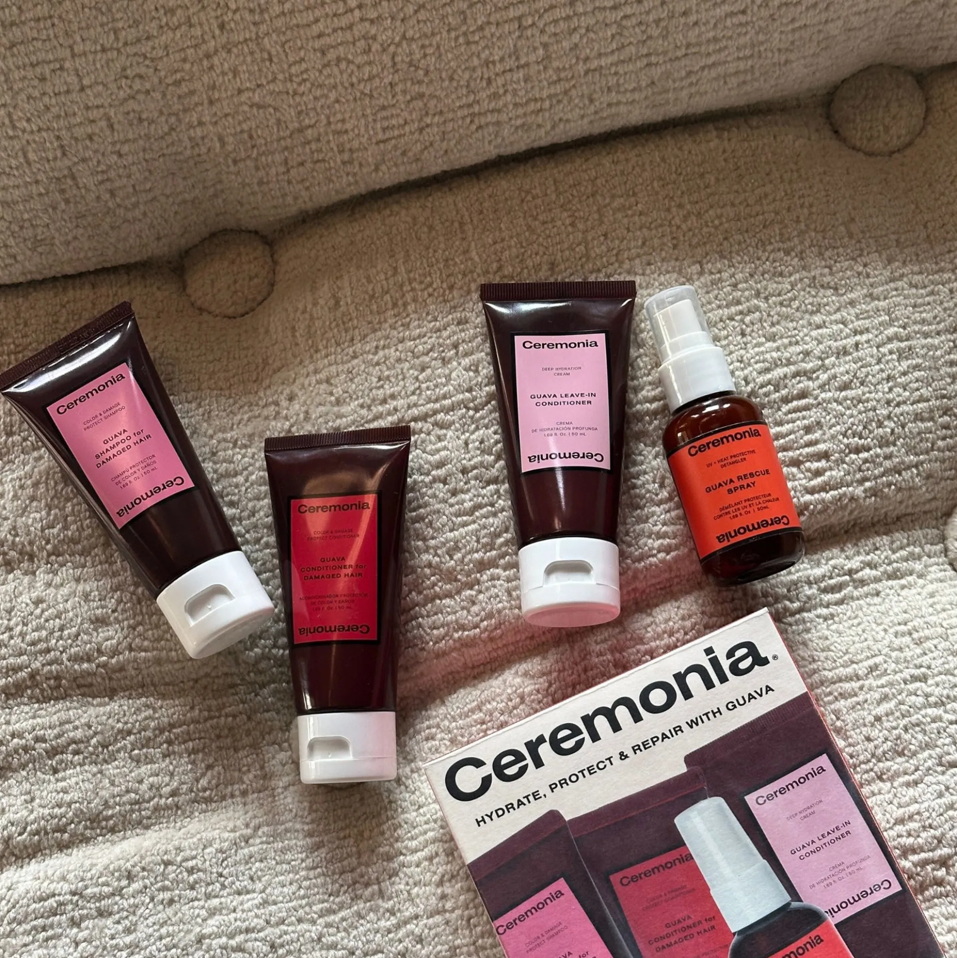 Ceremonia Guava Travel Kit (Worth £58.00)