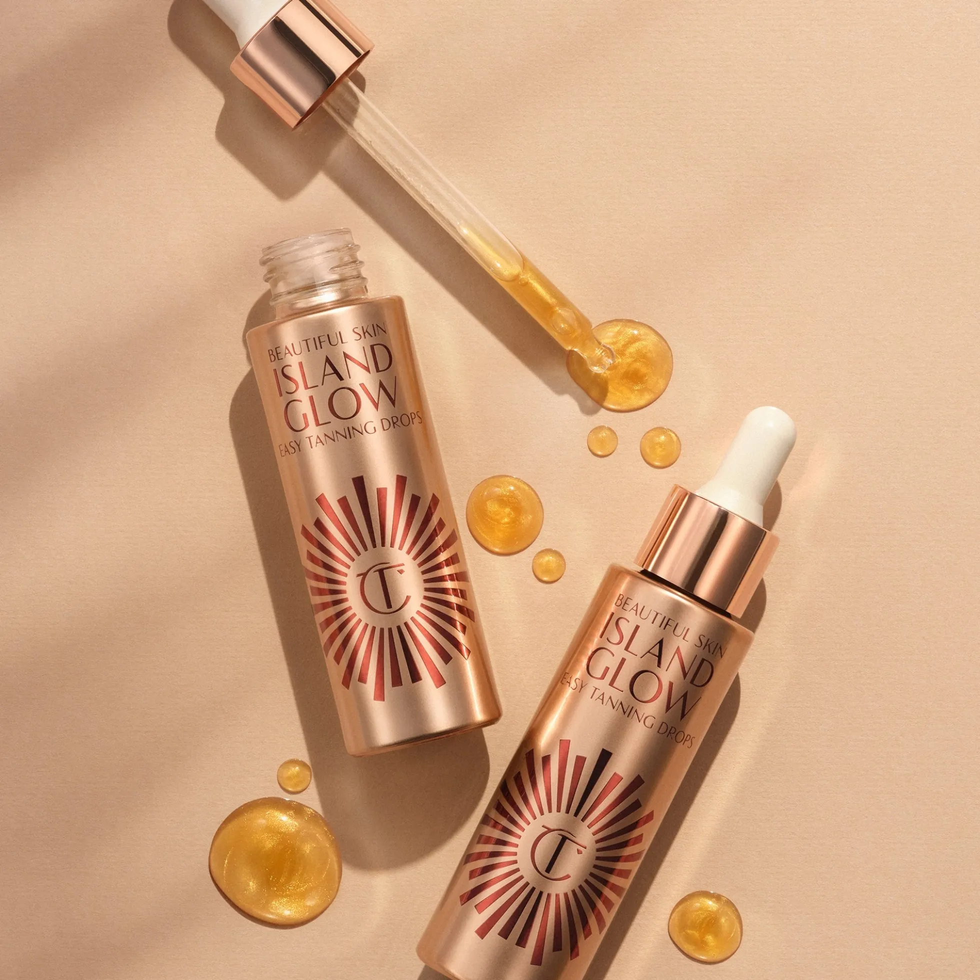 Charlotte Tilbury Beautiful Skin Island Glow Easy Tanning Drops - Light/Medium 30ml