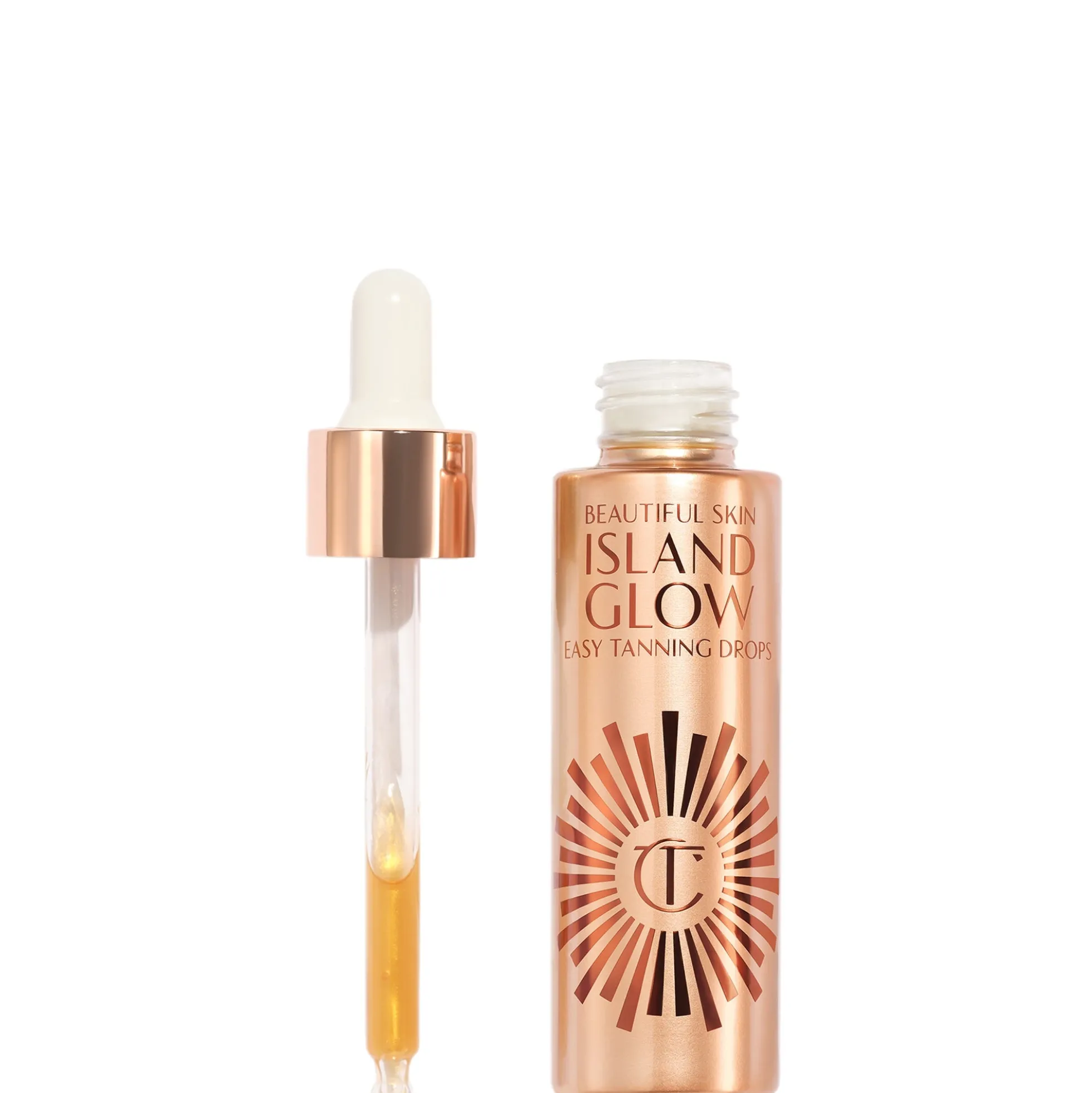 Charlotte Tilbury Beautiful Skin Island Glow Easy Tanning Drops - Light/Medium 30ml