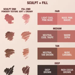 Charlotte Tilbury Lip Cheat Contour Duo 0.78g (Various Shades)