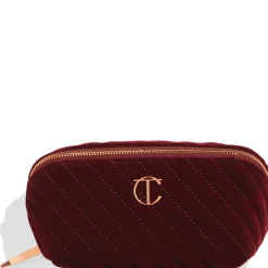 Charlotte Tilbury Organizer Velvet Makeup Bag - Medium