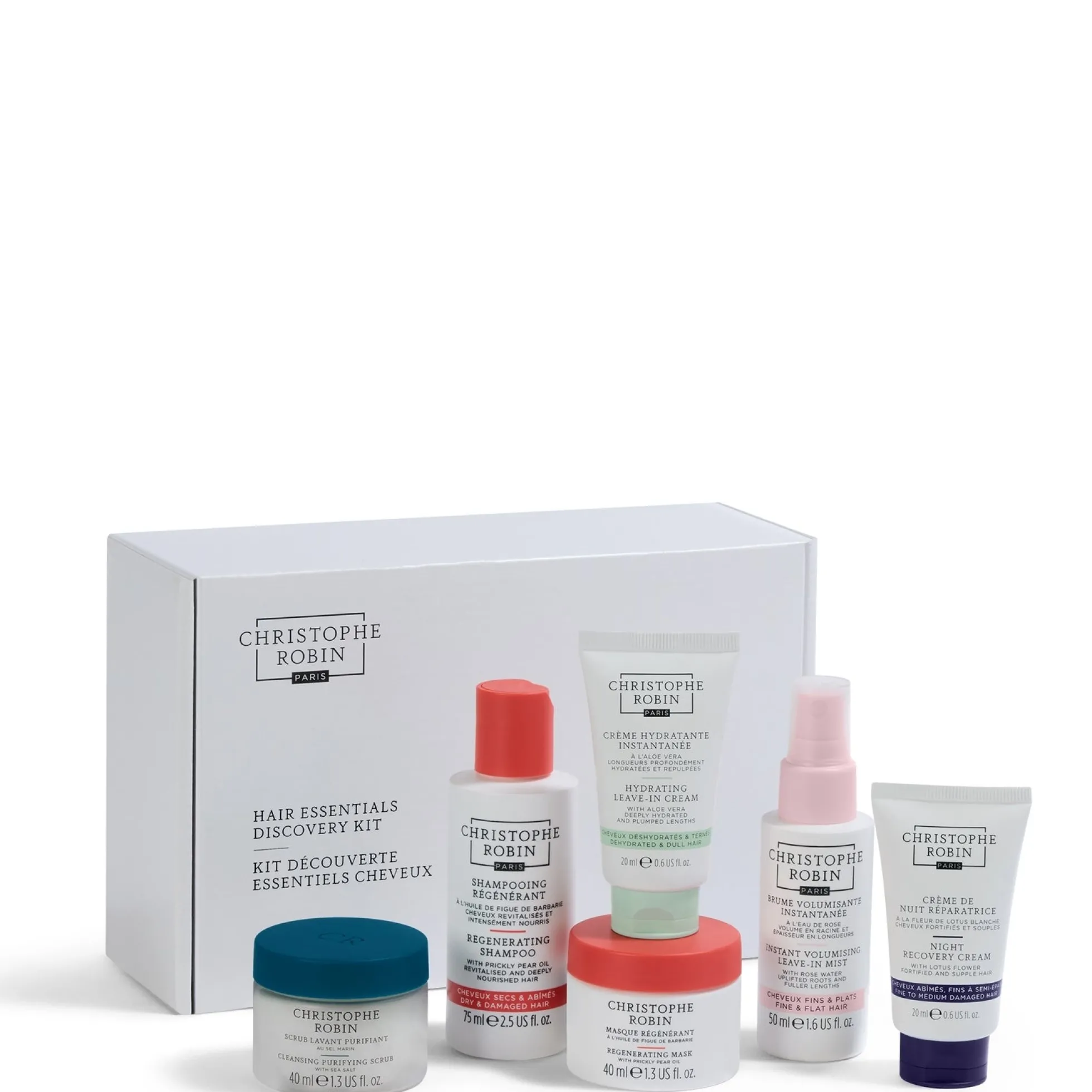 Christophe Robin Hair Essentials Discovery Set (Worth £66)