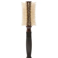 Christophe Robin Pre-Curved Blowdry Hairbrush with Natural Boar-Bristle and Wood - 12 Rows