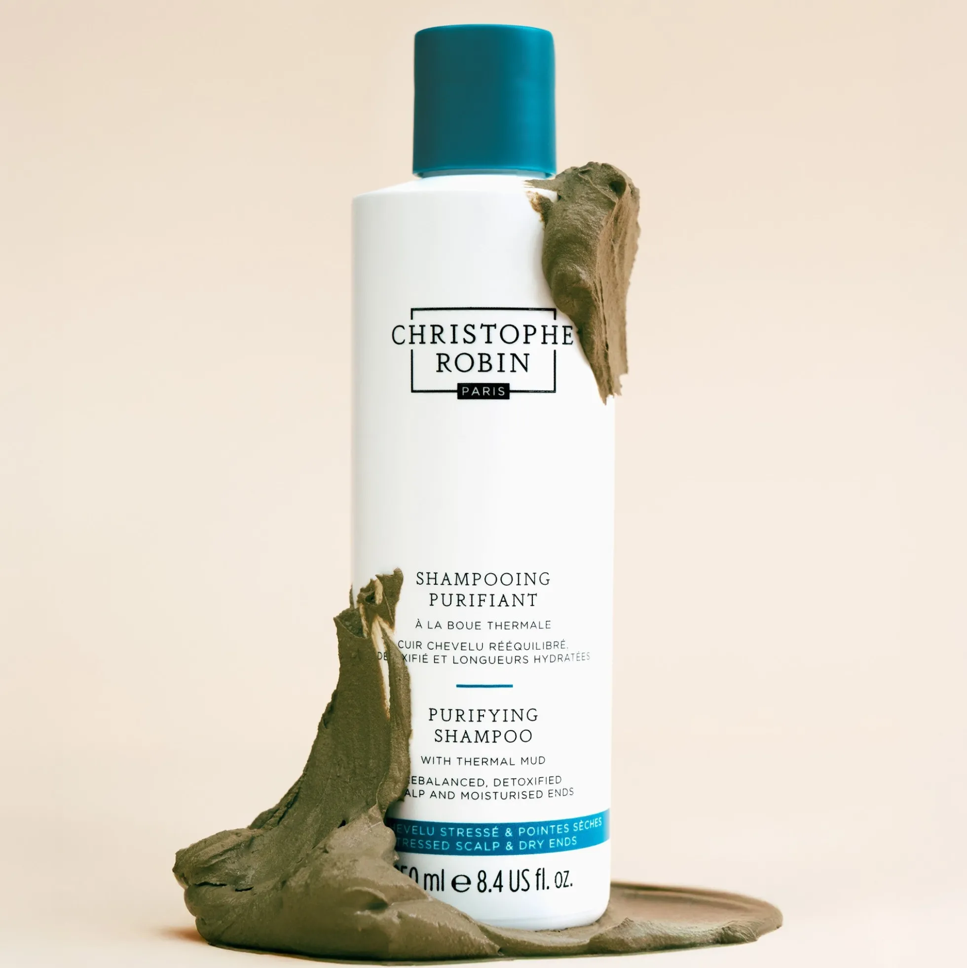 Christophe Robin Purifying Shampoo with Thermal Mud 250ml