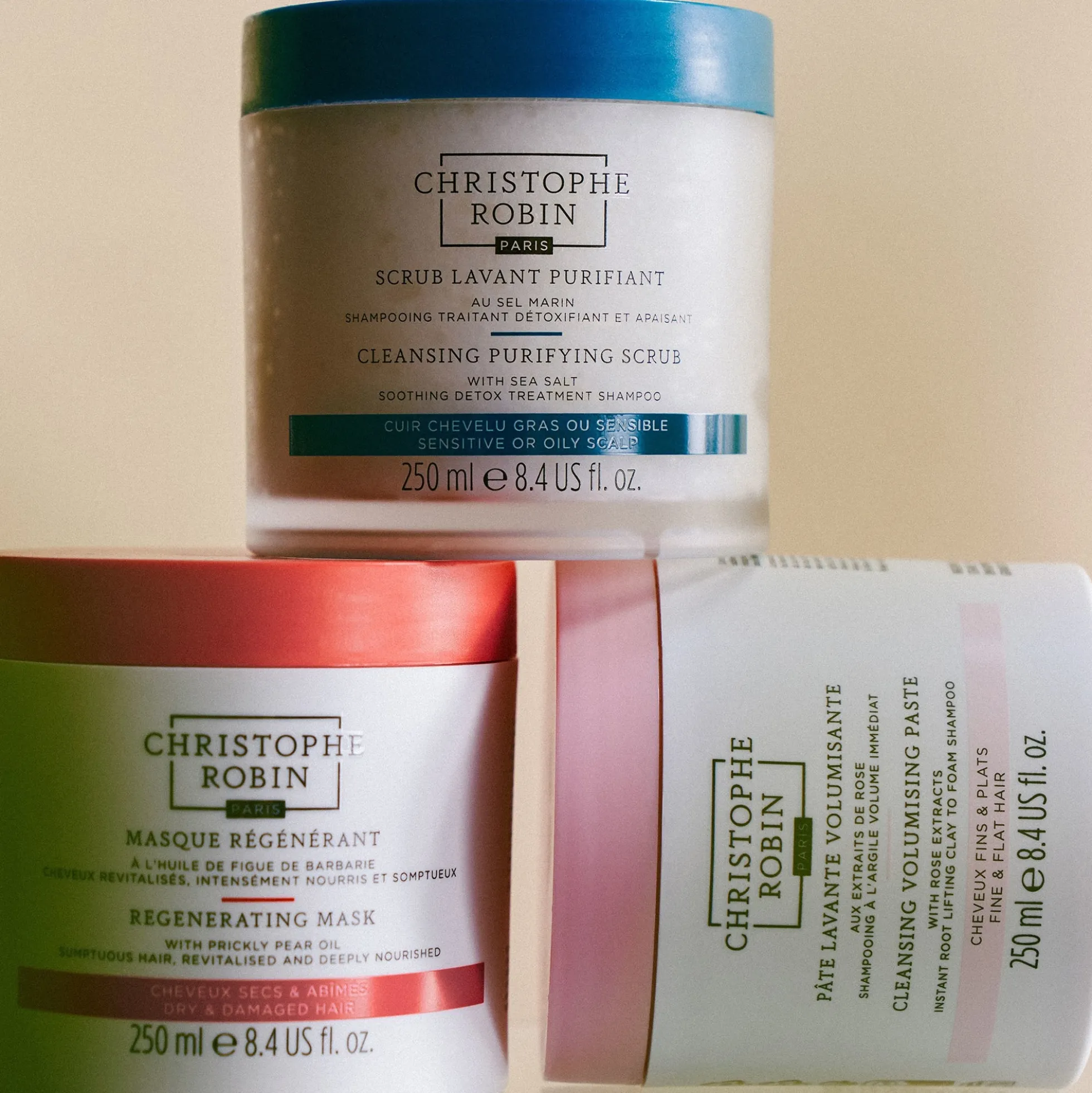 Christophe Robin Regenerating Mask with Prickly Pear Oil 250ml