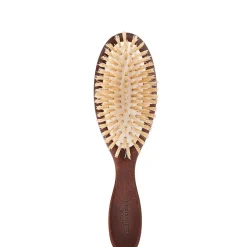 Christophe Robin Travel Hairbrush with Natural Boar-Bristle and Wood