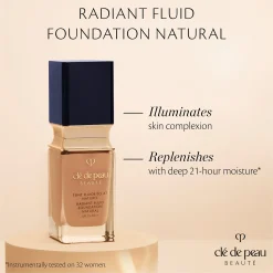 Clé de Peau Beauté Radiant Fluid Foundation Natural (Various Shades)