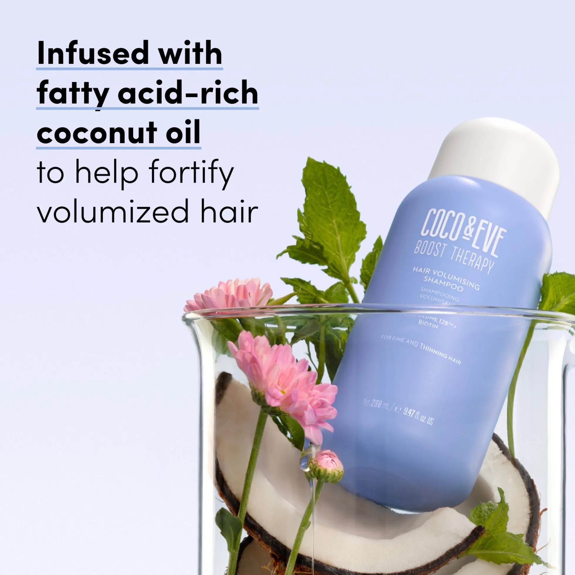 Coco & Eve Boost Therapy Hair Volumising Shampoo 280ml