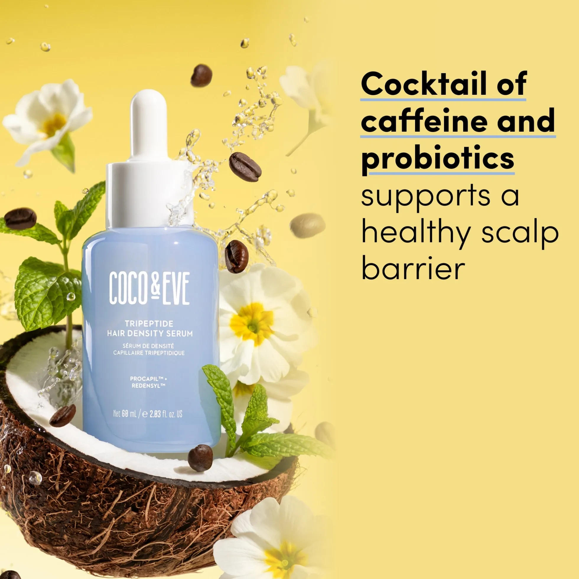 Coco & Eve Boost Therapy Tripeptide Hair Density Serum 50ml