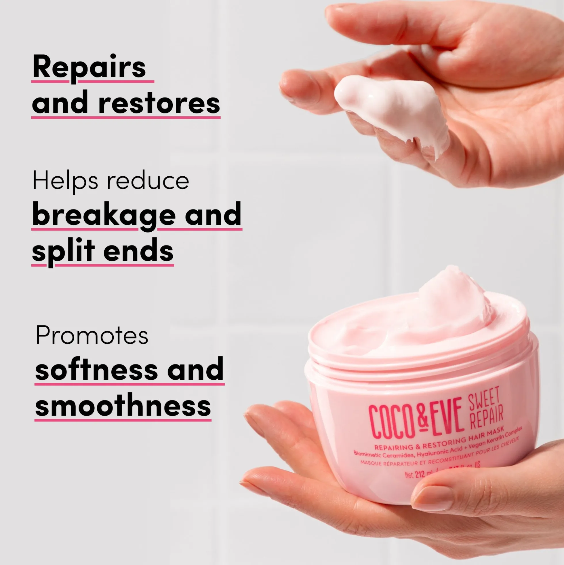 Coco & Eve Sweet Repair Repairing and Restoring Hair Mask 212ml