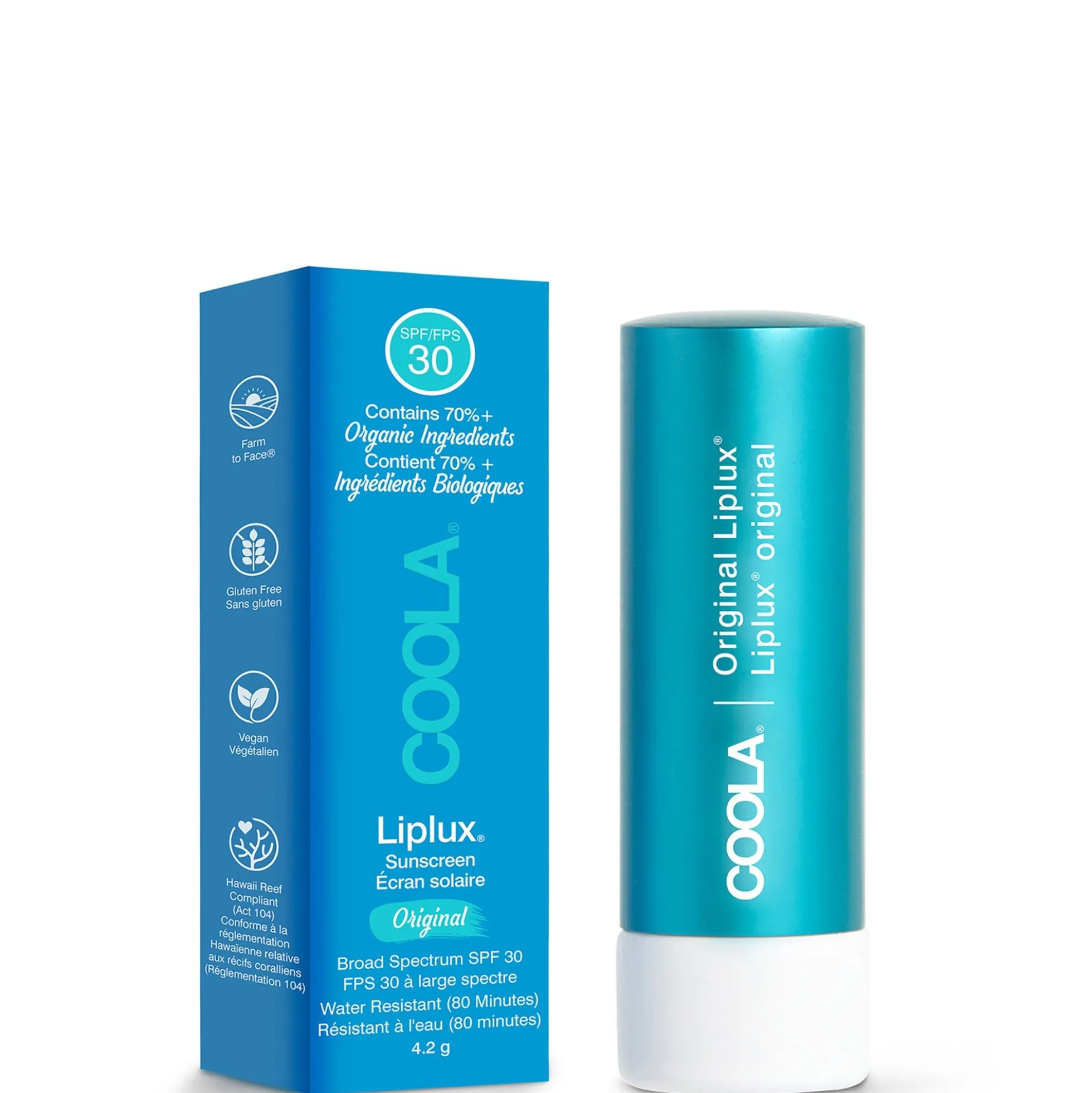 COOLA Classic Liplux SPF30 Original 4.2ml