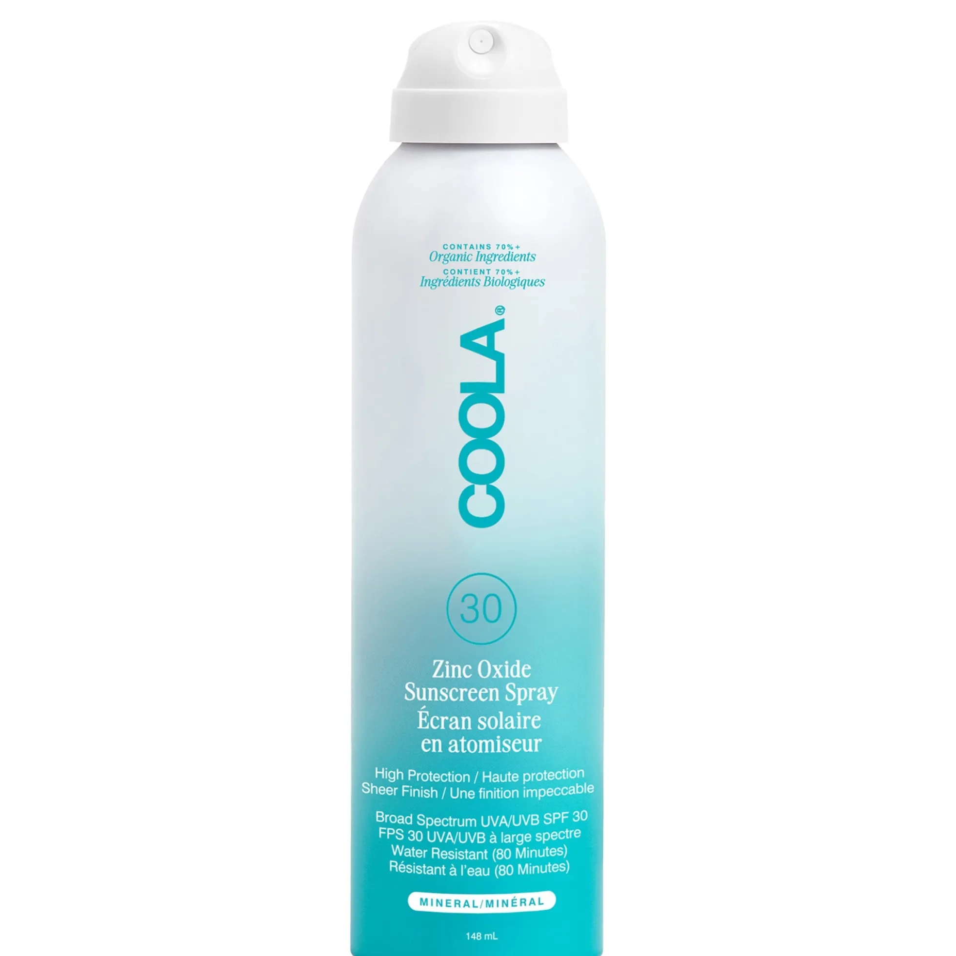 COOLA Mineral Spray SPF30 Unscented 148ml