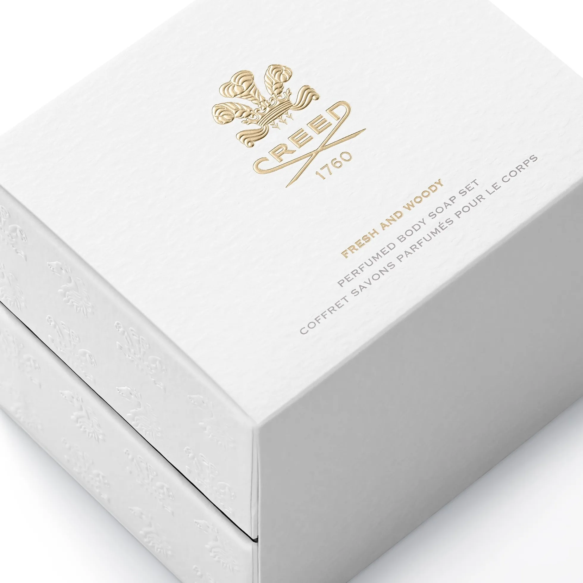 Creed Fresh & Woody Perfumed Soap Gift Set