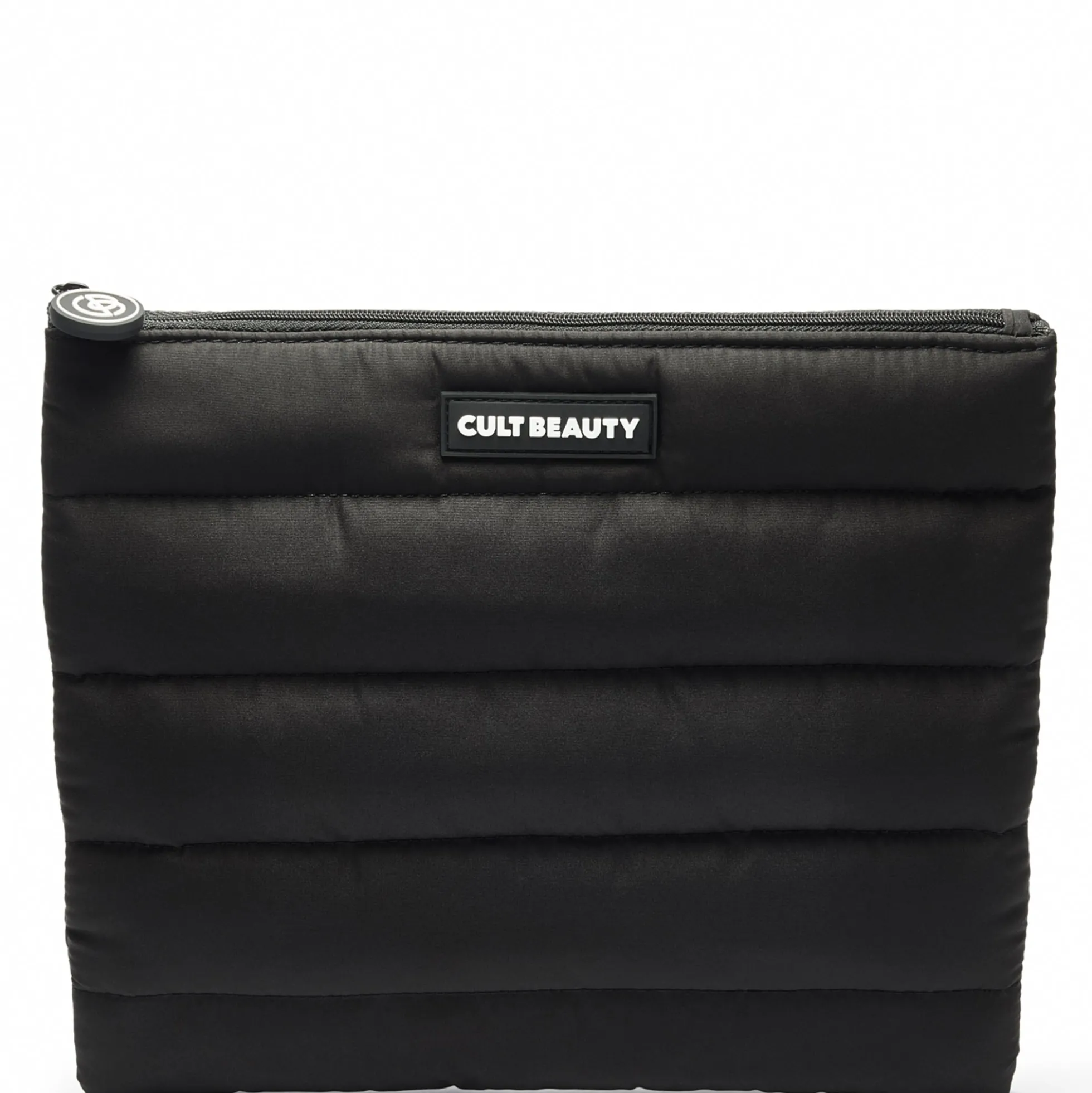 Cult Beauty Large Quilted Pouch (Black)
