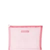 Cult Beauty Small Mesh Pouch (Pink)