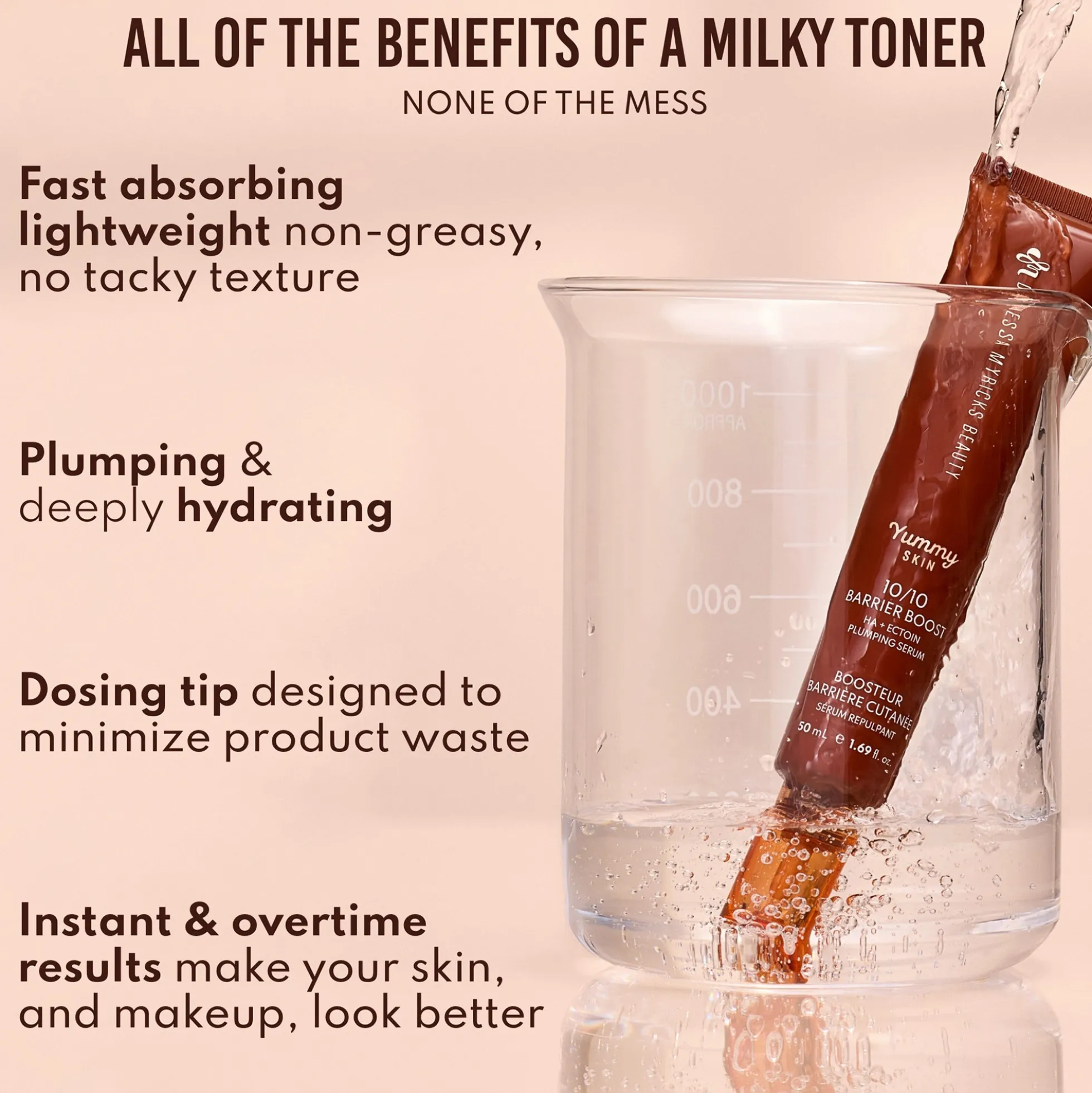 Danessa Myricks Beauty Yummy Skin 10/10 BARRIER BOOST HA + Ectoin Plumping Serum