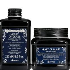 Davines Heart of Glass Enhancing Shampoo & Conditioner for Blondes Bundle