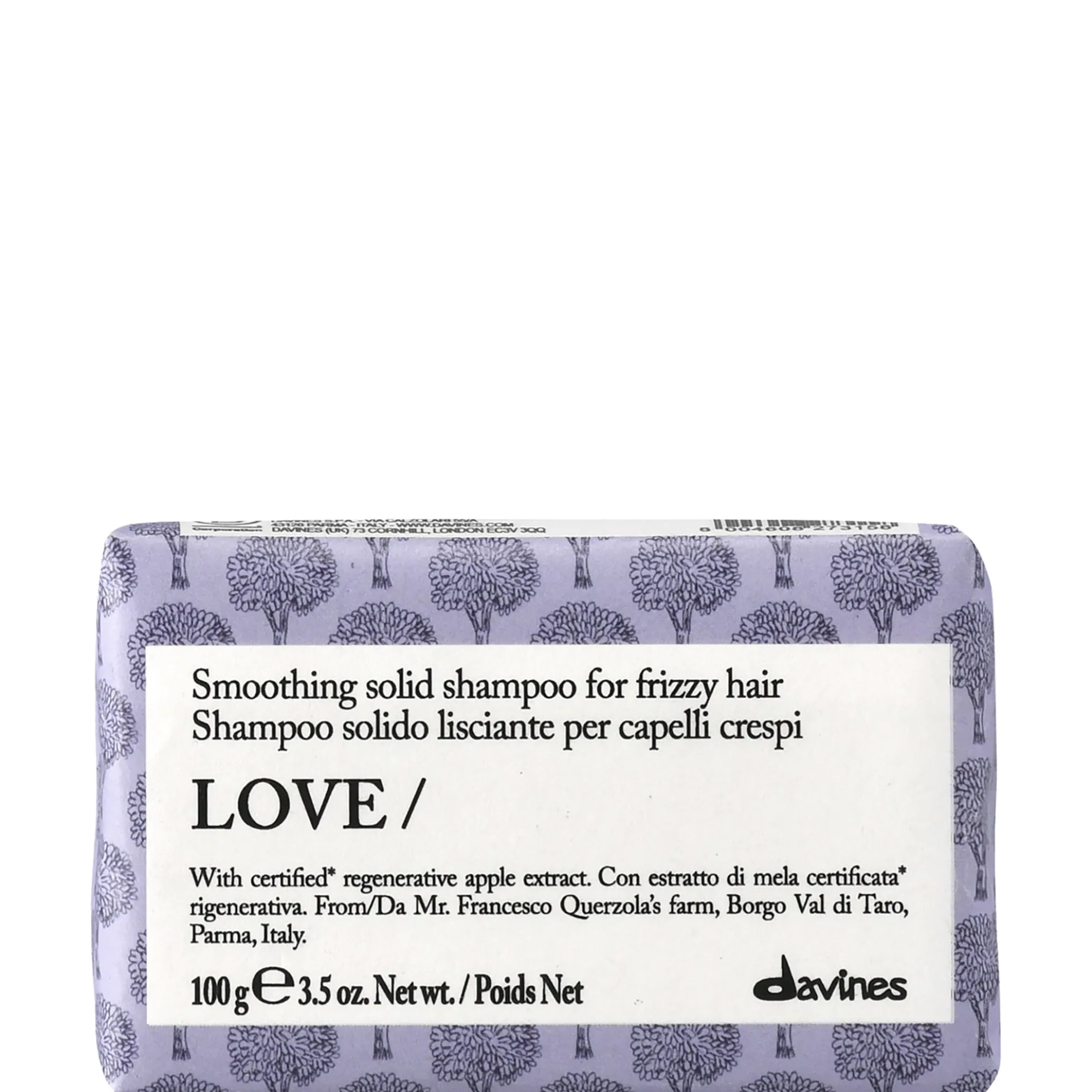 Davines Love Smooth Shampoo Bar 100g