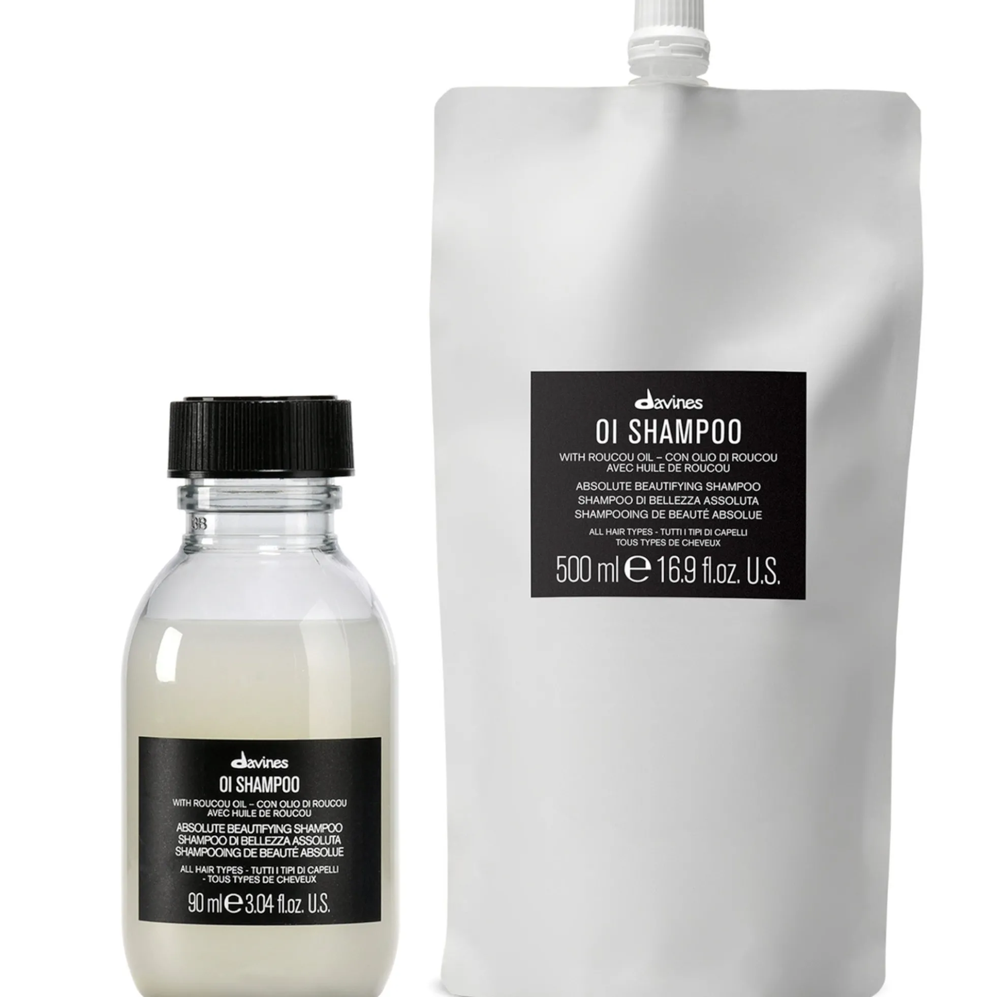 Davines Oi Shampoo Travel + Refill