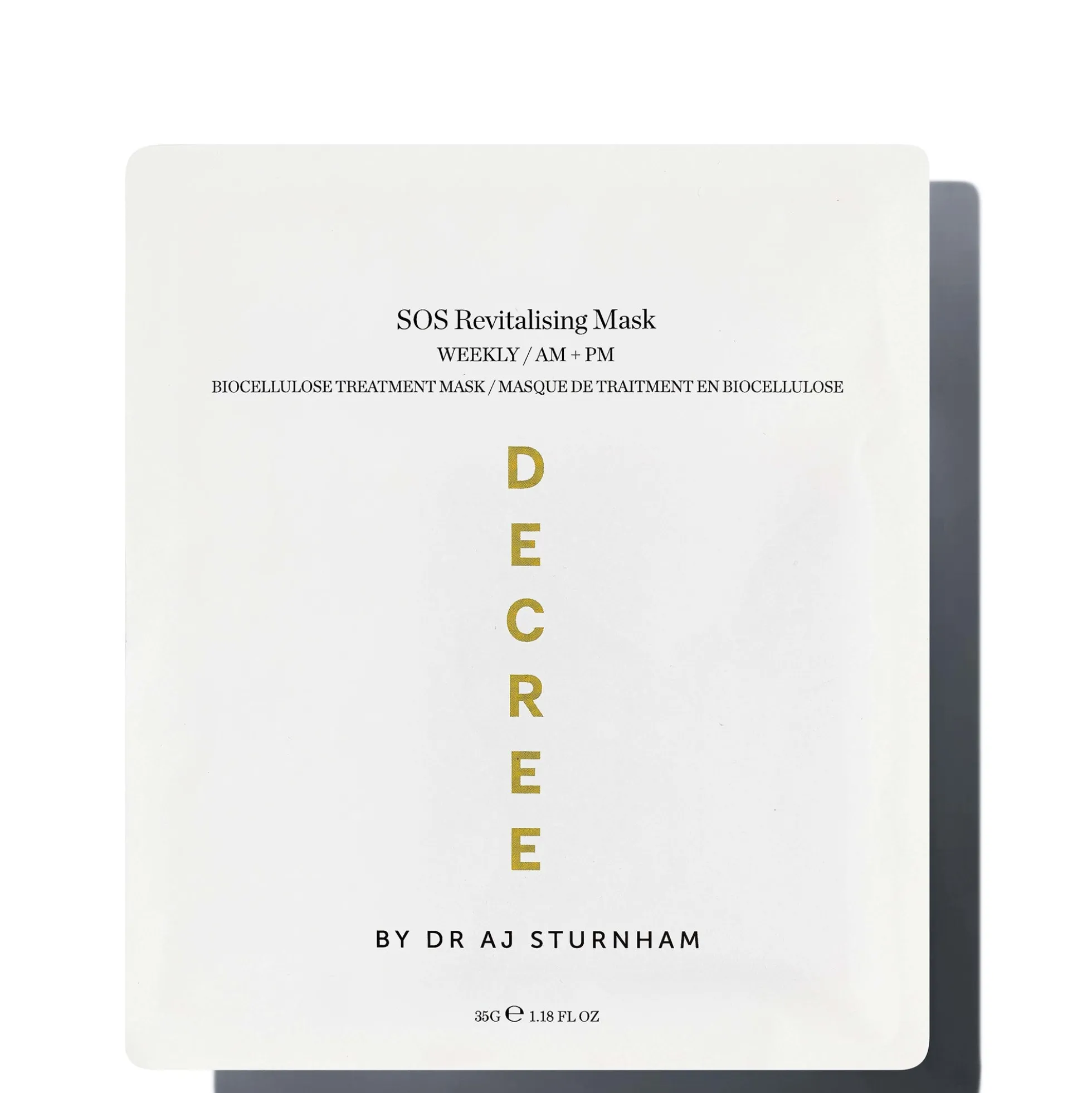 Decree SOS Revitalising Mask Single