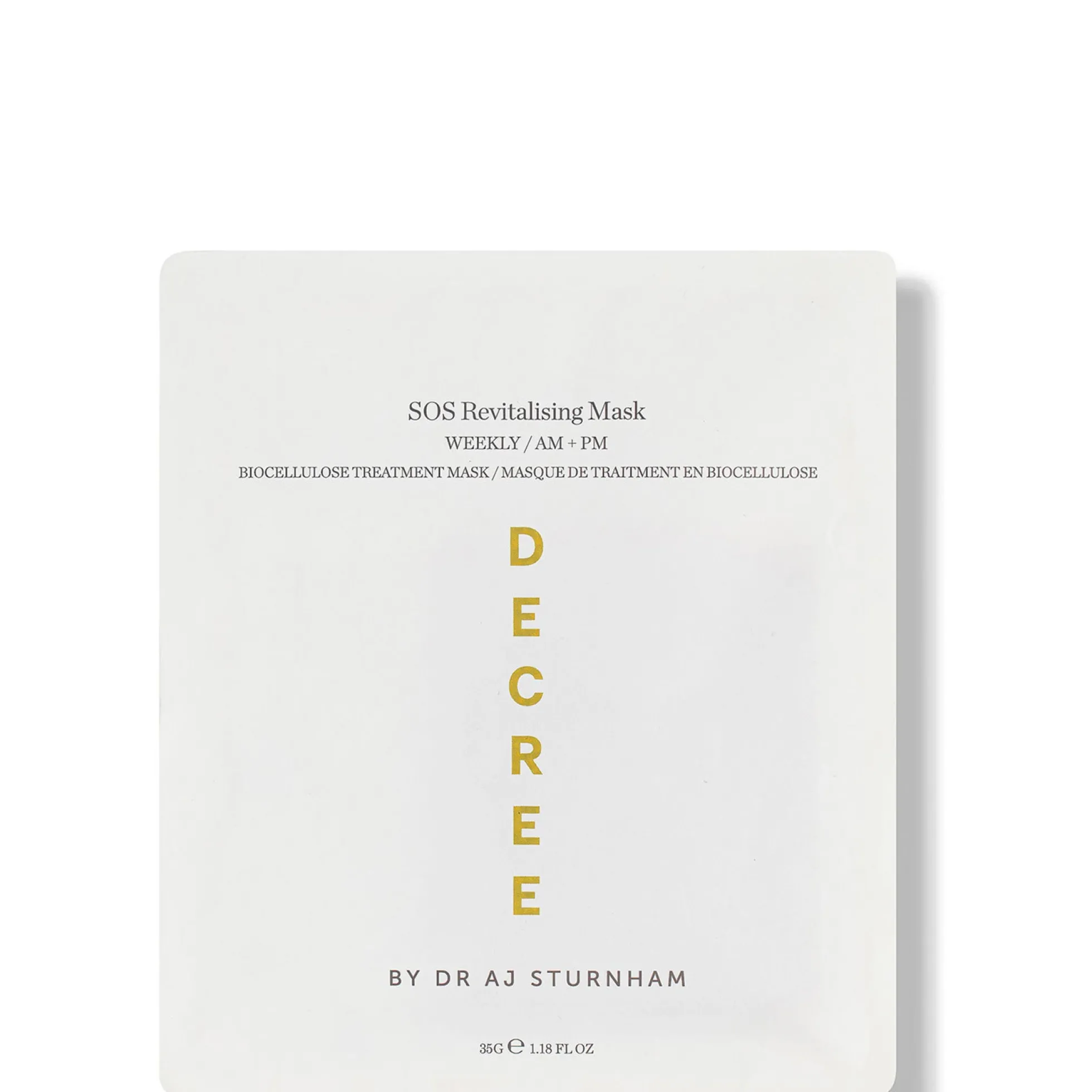 Decree SOS Revitalising Mask Single