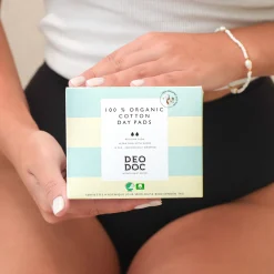DeoDoc Organic Cotton Day Pads 12 pcs