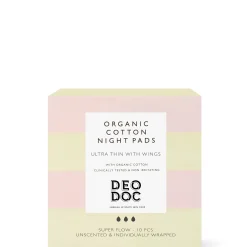 DeoDoc Organic Cotton Night Pads