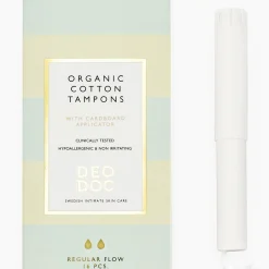 DeoDoc Organic Cotton Tampons Regular Flow