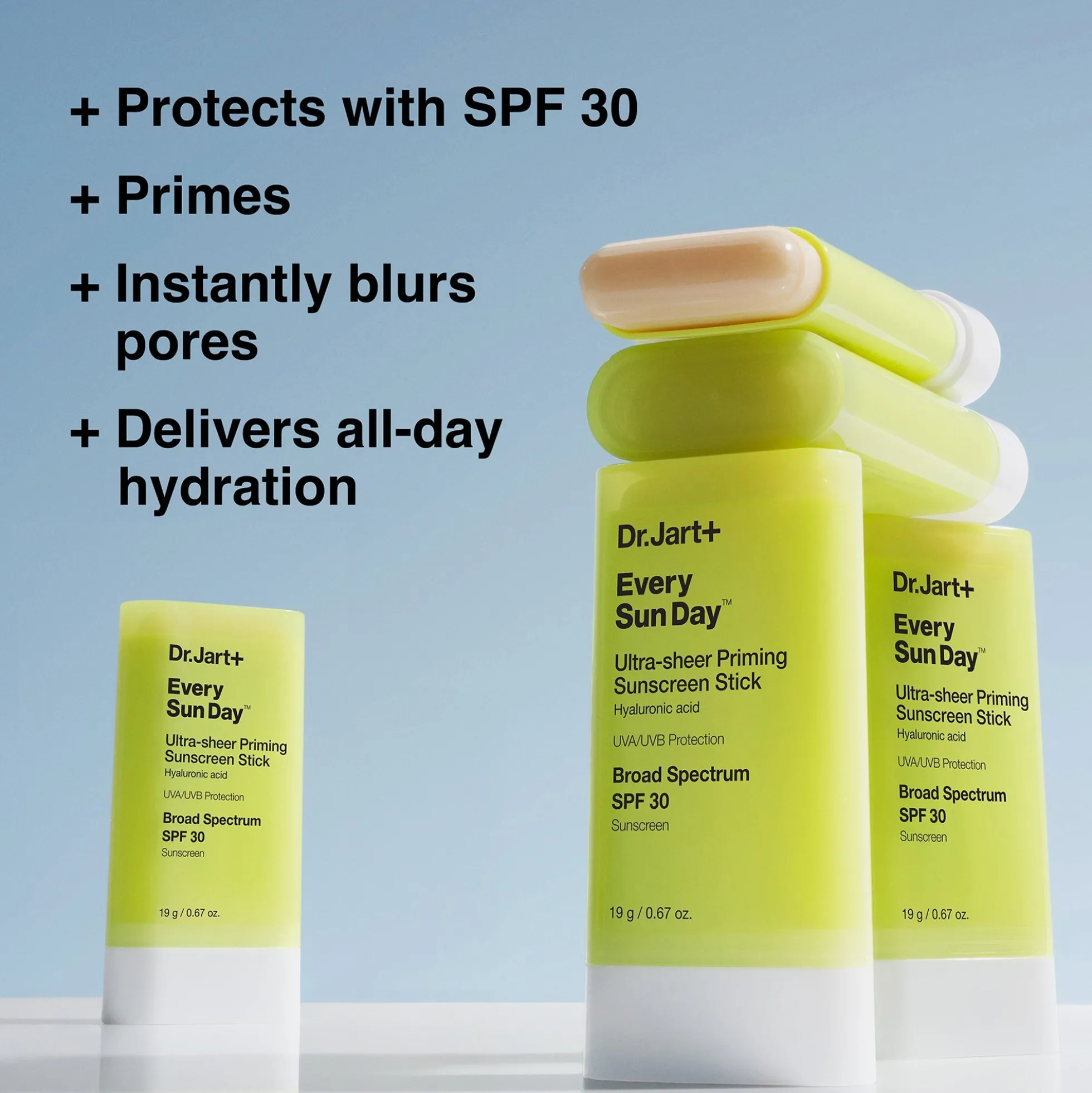 Dr.Jart+ Every Sun Day Ultra Sheer Priming Sunscreen Stick SPF 30 20g