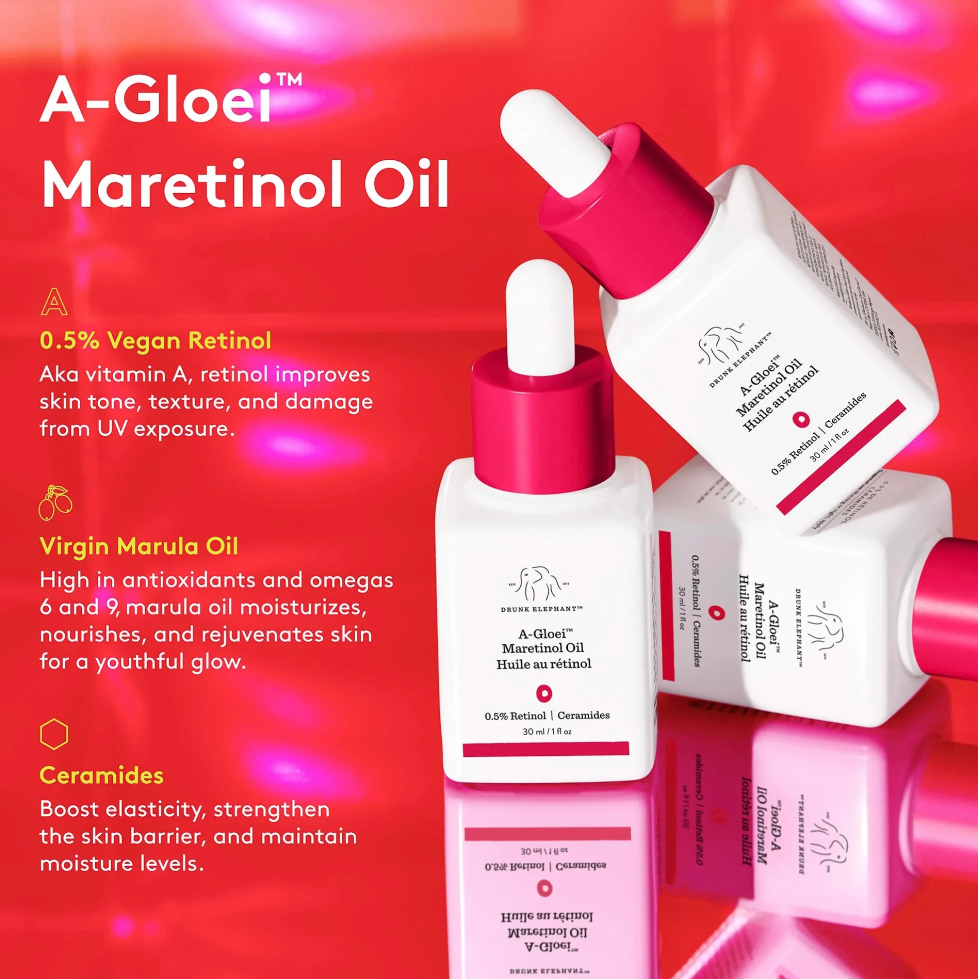Drunk Elephant A-Gloei Maretinol Oil 30ml
