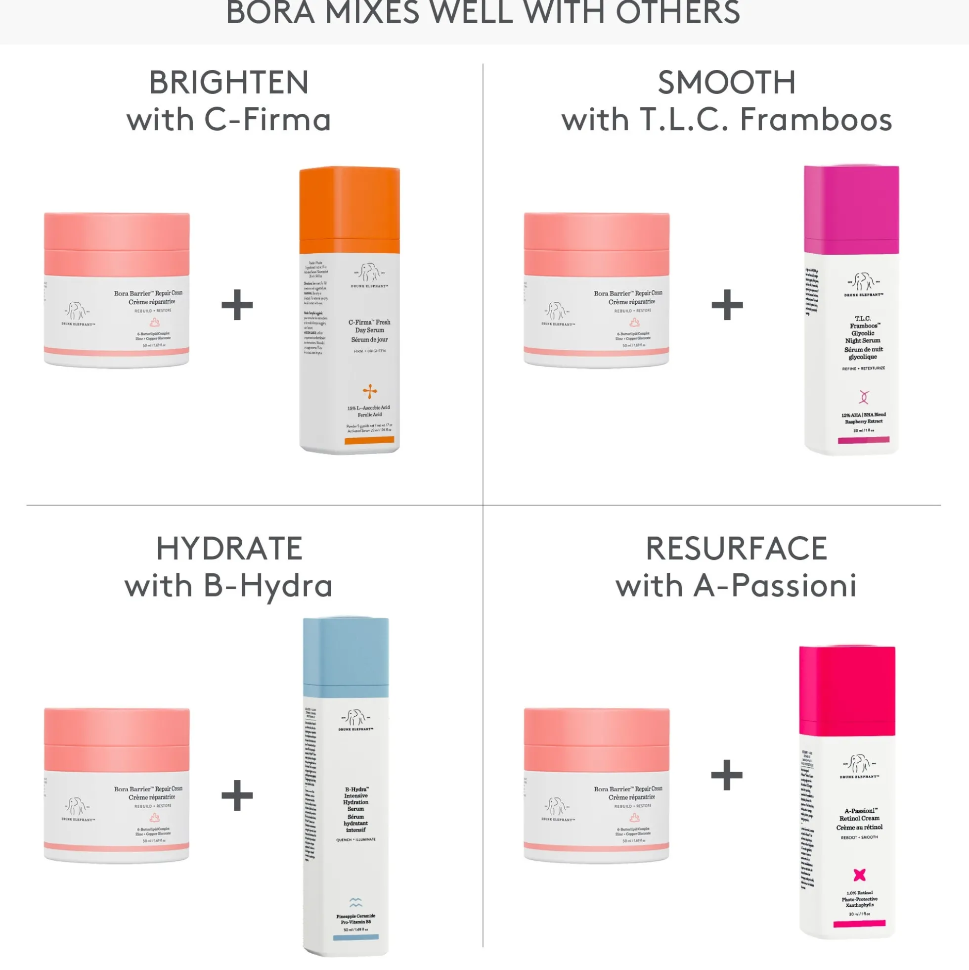 Drunk Elephant Bora Firming Peptide Moisturiser 50ml