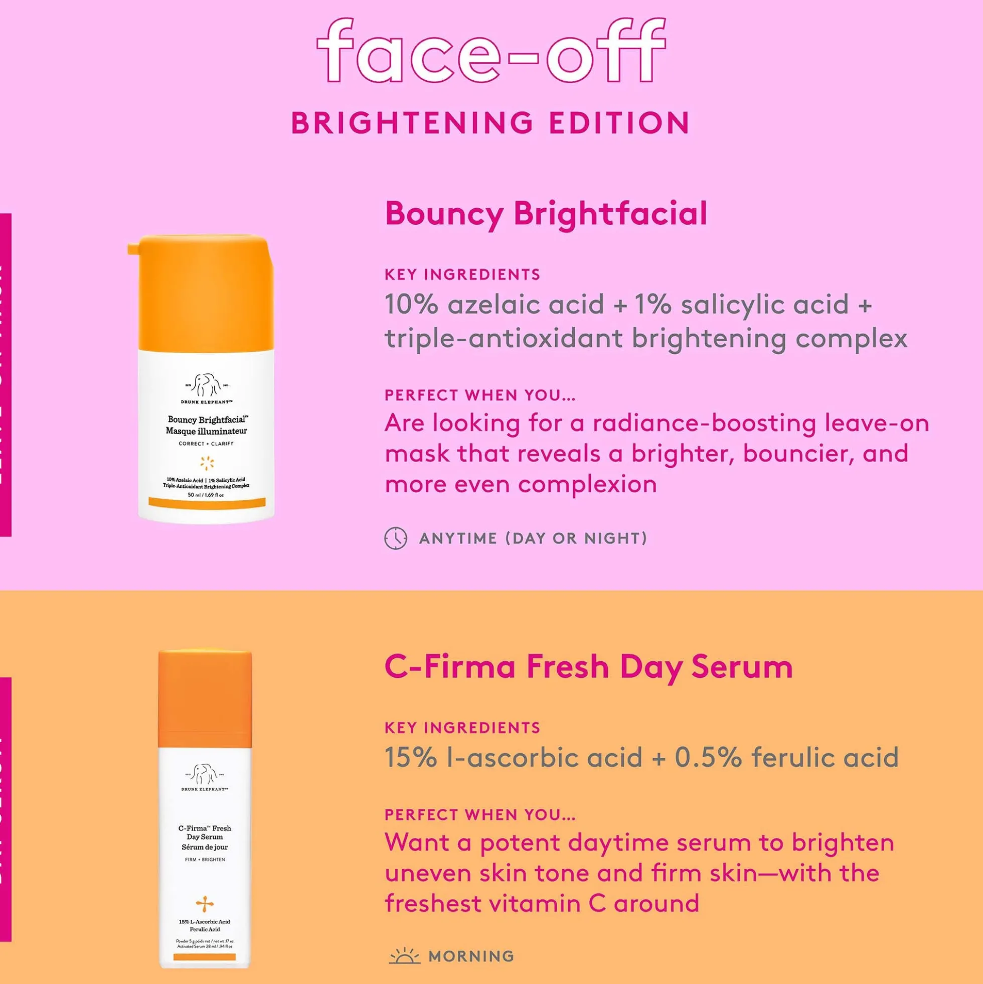 Drunk Elephant Brightfacial Peptide Mask
