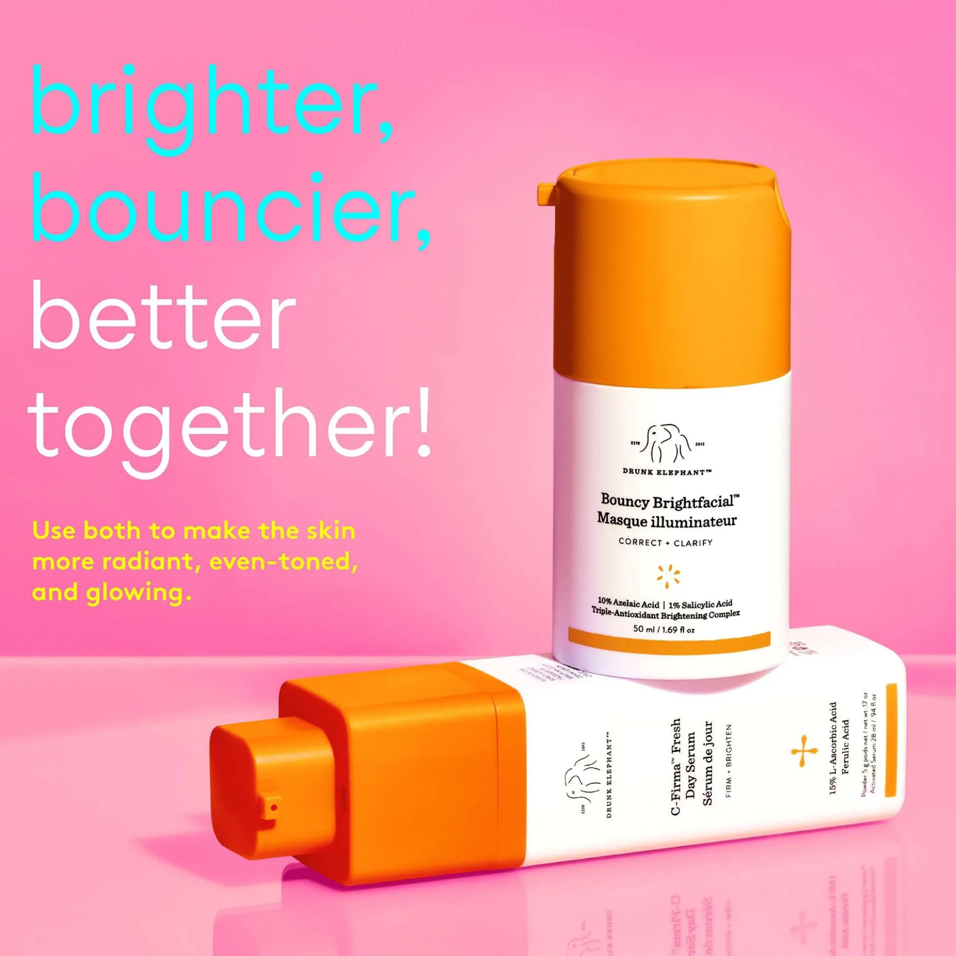 Drunk Elephant Brightfacial Peptide Mask