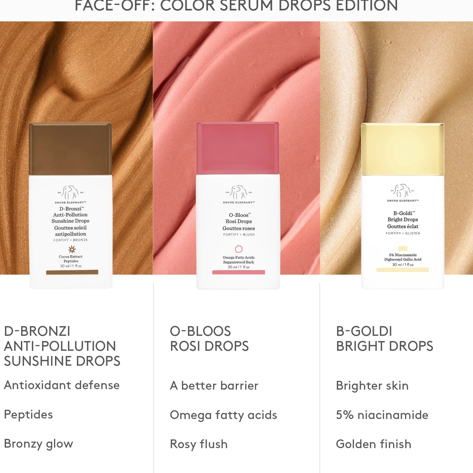 Drunk Elephant D-Bronzi Anti-Pollution Sunshine Drops 30ml