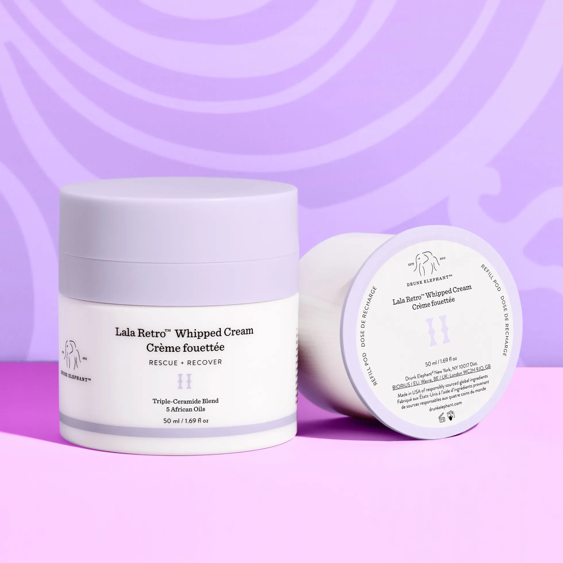 Drunk Elephant Lala Retro Ceramide Moisturiser 50ml Refill