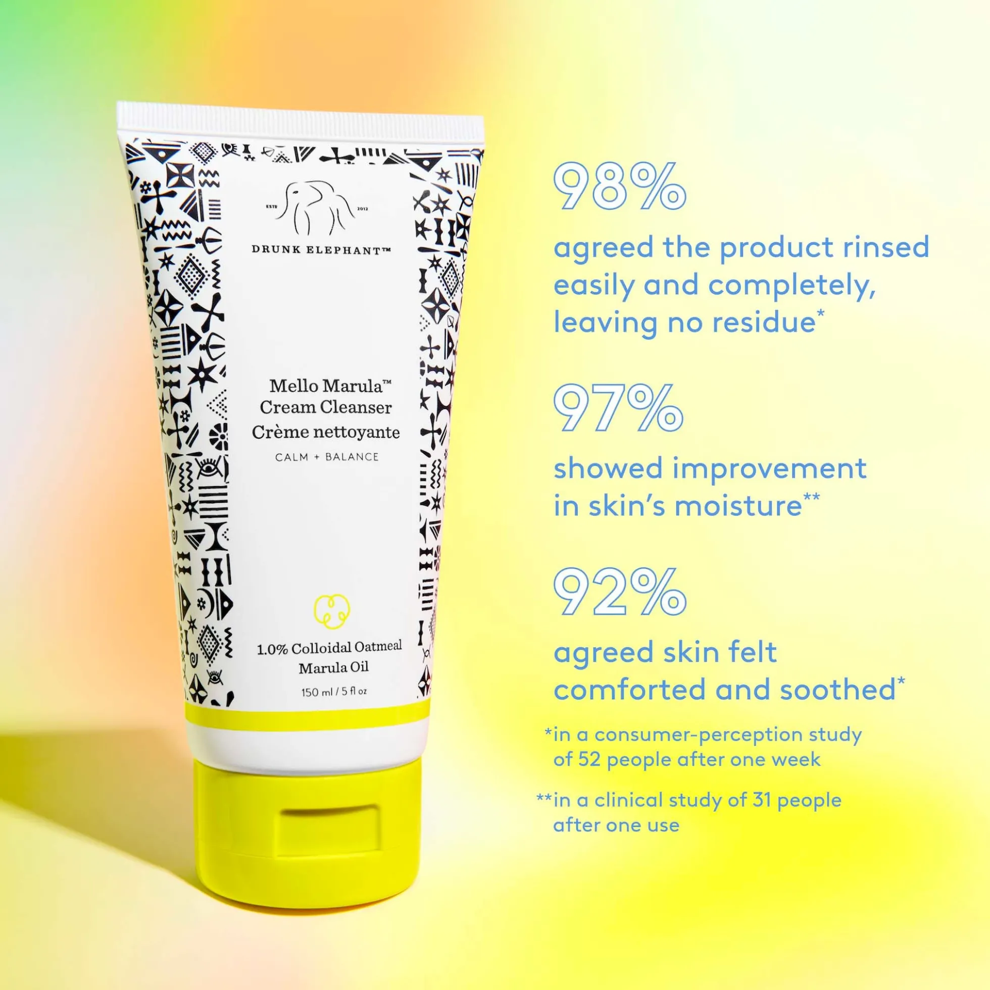 Drunk Elephant Mello Marula Cream Cleanser 150ml