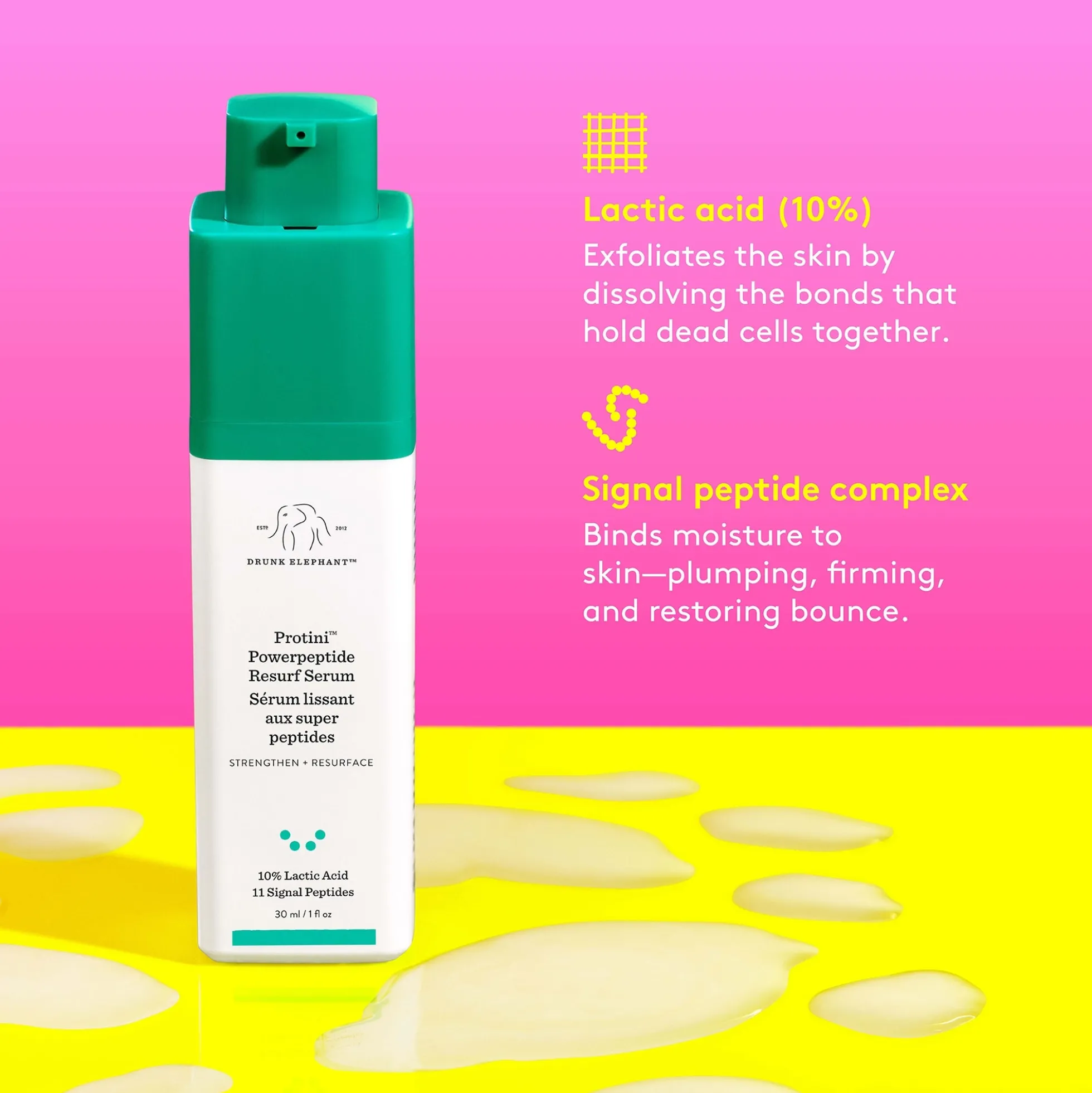Drunk Elephant Protini™Peptide Resurfacing Serum 30ml