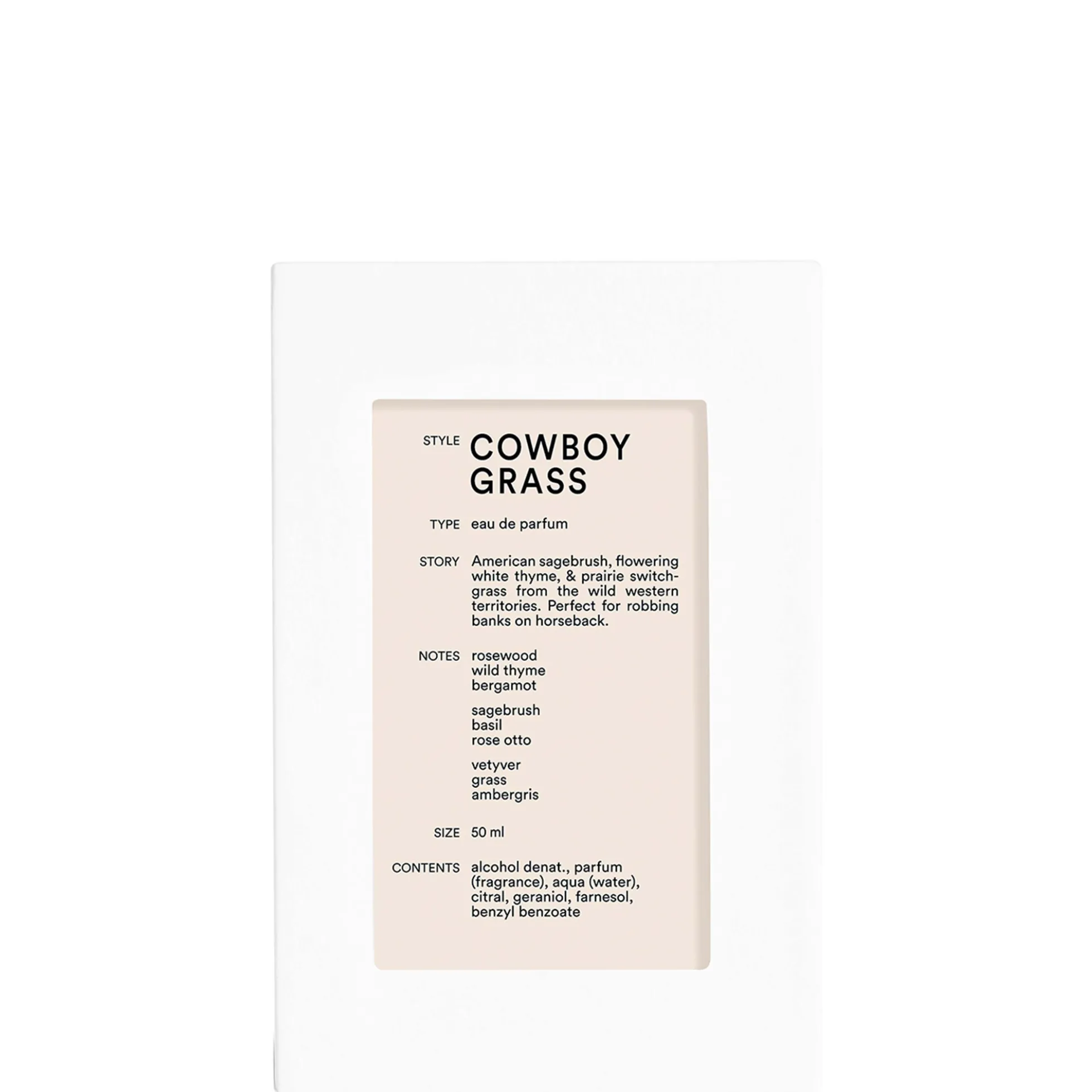 D.S. & Durga Cowboy Grass Eau de Parfum 50ml