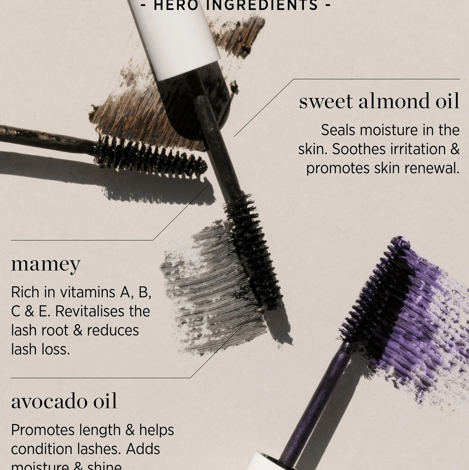 Ere Perez Natural Almond Mascara 10ml (Varous Shades)