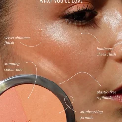 Ere Perez Rice Powder Blush & Bronzer - Bondi