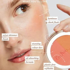 Ere Perez Rice Powder Blush & Bronzer - Bondi