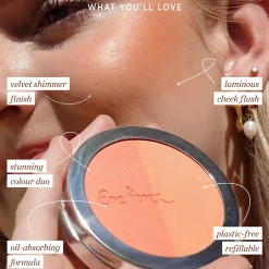 Ere Perez Rice Powder Blush & Bronzer - Bondi