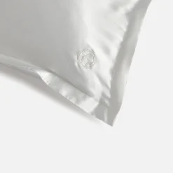 ESPA Home Oxford Edge Silk Pillowcase - Moonlight Grey