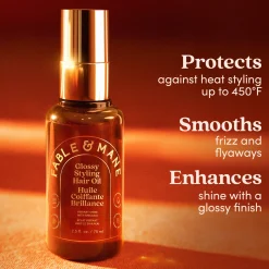 Fable & Mane Glossy Styling Hair Oil 75ml